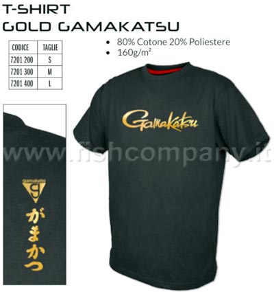 T-shirt Gold Gamakatsu