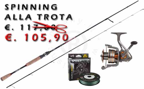 Kit Spinning alla trota