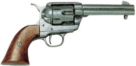 Colt 45 peacemaker 1886 silver
